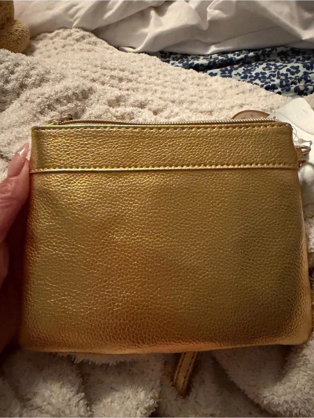 Disney Gold Hercules 25th Anniversary Wristlet Pouch